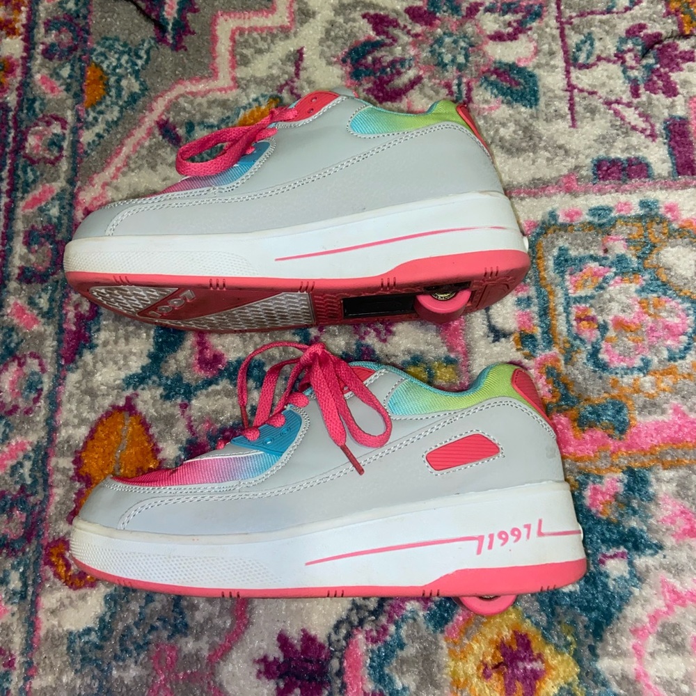rainbow heelys 1997 sneakers